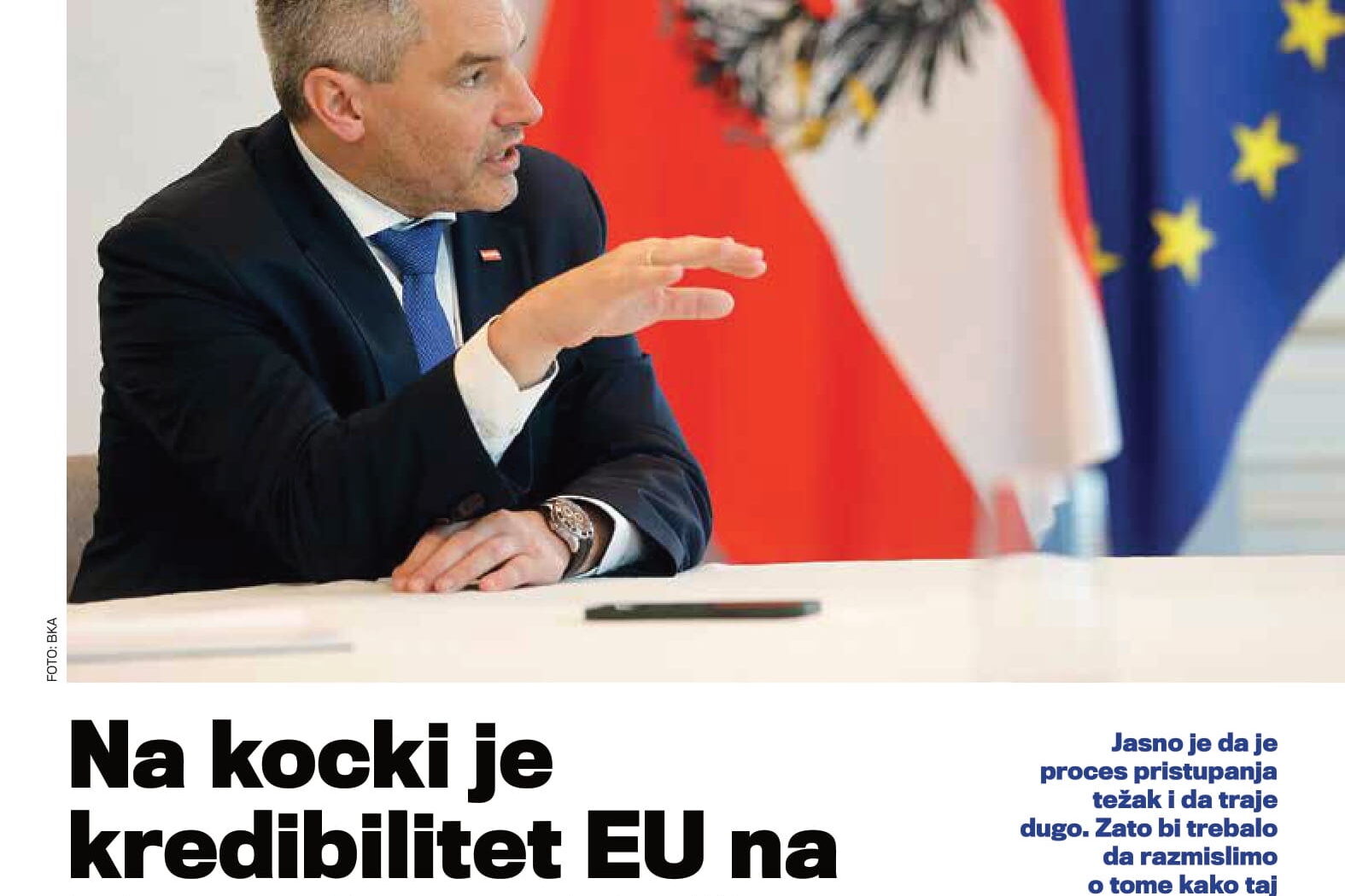 Letnji intervjui sa liderima austrijskih partija u političkom magazinu Nedeljnik